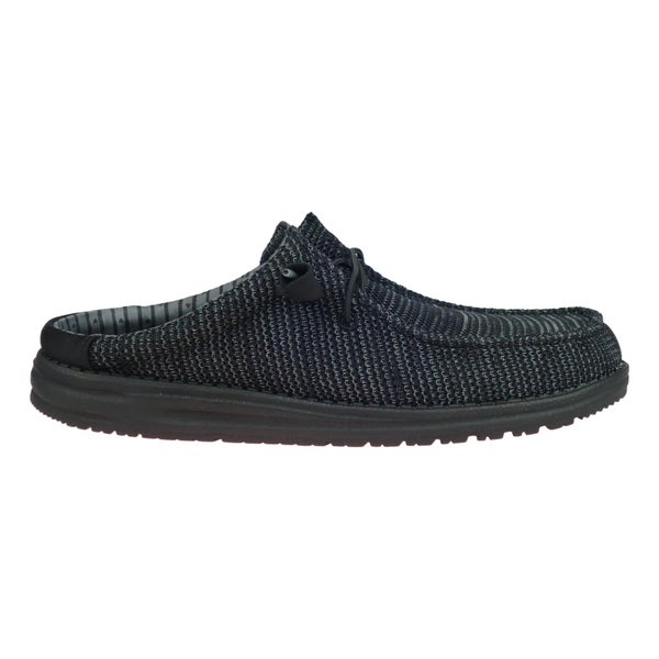 HEYDUDE Wally SLIP strech sox black
